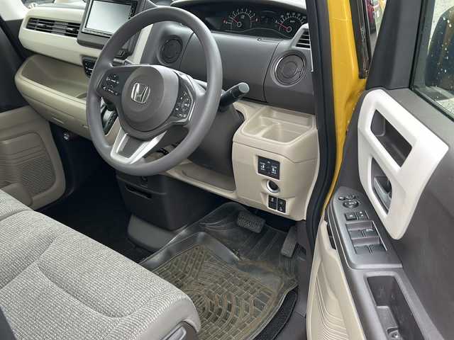 ホンダ Ｎ ＢＯＸ G L ホンダセンシング 秋田県 2017(平29)年 1.3万km プレミアムイエローパールⅡ 純正メモリナビ/純正BT、CD、DVD、TV/両側パワースライドドア/前後ドライブレコーダー/バックカメラ/コーナーセンサー/社外14インチAW/４WD