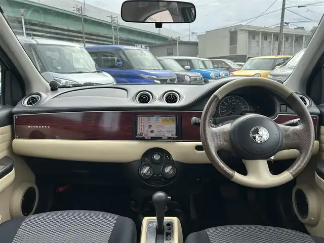 ミツオカ ビュート 12ST 愛知県 2015(平27)年 6.7万km 青 リモコンキー/クラシックウッドインナーパネル/クラシックドアトリム/クラシックセンターコンソール/社外ナビ/フルセグTV/BT/DVD/純正14インチAW/フロアマット/ドアバイザー/電動格納ミラー