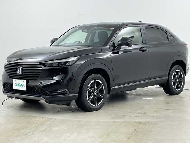 ホンダ ヴェゼル ハイブリッド e:HEV X 道央・札幌 2023(令5)年 4.1万km クリスタルブラックパール ・4WD/・寒冷地仕様/・社外ナビ&CD&DVD&BT&TV/・バックカメラ/・ホンダセンシング/・レーダークルーズコントロール/・前席シートヒーター/・ステアリングスイッチ/・ドアミラーヒーター/・社外ドライブレコーダー/・LEDヘッドライト/・ETC/・純正16インチAW