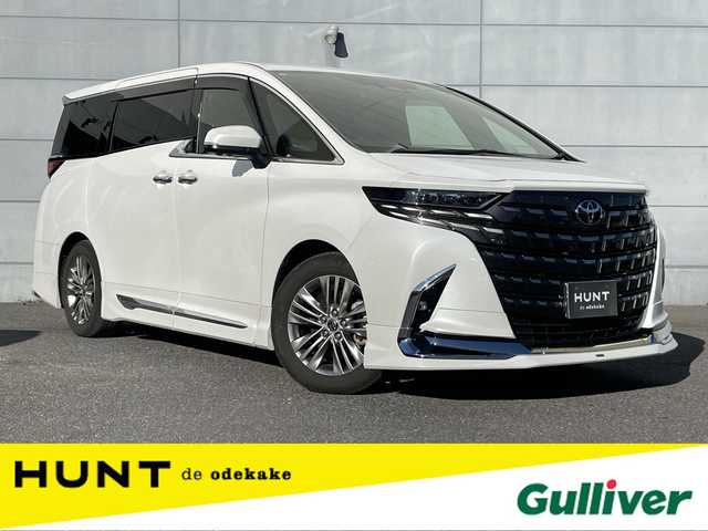 トヨタ アルファードハイブリット Z 千葉県 2025(令7)年 2.2万km プラチナホワイトパールマイカ 純正ナビ/フルセグTV/全方位カメラ/両側パワースライドドア/ビルトインETC/ガラスルーフ/クルーズコントロール/フリップダウンモニター/デジタルインナーミラー/衝突被害軽減ブレーキ/レーンキープアシスト/モデリスタエアロ/ステアリングスイッチ/パワーバックドア/前席シートヒーター/前席エアシート/コーナーセンサー