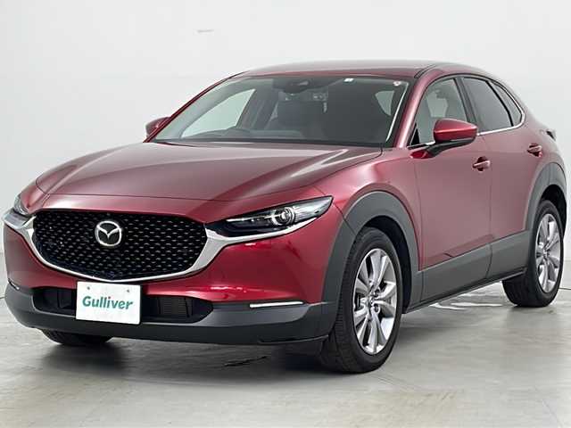 マツダ ＣＸ－３０ 20S Lパッケージ 道央・札幌 2020(令2)年 1万km ソウルレッドクリスタルM ・4WD/・寒冷地仕様/・ワンオーナー /・360度セーフティパッケージ/・全方位モニター/・純正SDナビ/（CD&DVD&USB&BT&HDMI&メモリーオーディオ）/・フルセグTV/・i-ACTIVE SENSE/・車間制御/・速度標識警報/・ドライバーモニタリング/・ディスタンス＆スピードアラート/・レーンキープアシスト/・前側方接近車両検知/・後側方接近車両検知/・BSM/・HUD/・スマートブレーキサポート/・パーキングセンサー/・ステアリングスイッチ/・レーダークルーズ/・電動リアゲート/・D/Nシートヒーター/・Dメモリーシート/・ステアリングヒーター/・パドルシフト/・社外前後ドラレコ/・バックフォグ/・レザーシート/・純正フロアマット/・LEDヘッドライト/・LEDフォグ/・純正１８インチAW