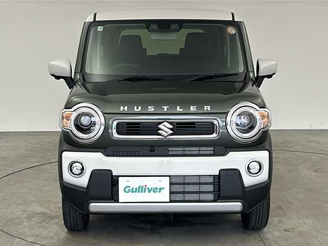 スズキ ハスラー HYBRID X 兵庫県 2025(令7)年 0.1万km未満 クールカーキパールメタリック/ソフトベージュメタリック ・登録済未使用車/・純正9型ナビ＆BT＆DVD＆CD＆USB＆SmatphneLink/・アラウンドビューモニター/・スズキセーフティサポート/・衝突軽減ブレーキ/・レーンキープアシスト/・レーダークルーズコントロール/・ハイビームアシスト/・コーナーセンサー/・アイドリングストップ/・純正15インチアルミホイール/・前席シートヒーター/・ドアミラーヒーター/・スマートキー/・スペアキー/・プッシュスタート/・LEDヘッドライト/・LEDフォグランプ/・オートライト/・横滑り防止装置