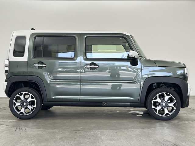 スズキ ハスラー HYBRID X 兵庫県 2025(令7)年 0.1万km未満 クールカーキパールメタリック/ソフトベージュメタリック ・登録済未使用車/・純正9型ナビ＆BT＆DVD＆CD＆USB＆SmatphneLink/・アラウンドビューモニター/・スズキセーフティサポート/・衝突軽減ブレーキ/・レーンキープアシスト/・レーダークルーズコントロール/・ハイビームアシスト/・コーナーセンサー/・アイドリングストップ/・純正15インチアルミホイール/・前席シートヒーター/・ドアミラーヒーター/・スマートキー/・スペアキー/・プッシュスタート/・LEDヘッドライト/・LEDフォグランプ/・オートライト/・横滑り防止装置