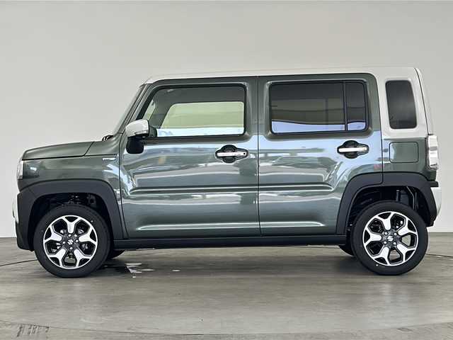 スズキ ハスラー HYBRID X 兵庫県 2025(令7)年 0.1万km未満 クールカーキパールメタリック/ソフトベージュメタリック ・登録済未使用車/・純正9型ナビ＆BT＆DVD＆CD＆USB＆SmatphneLink/・アラウンドビューモニター/・スズキセーフティサポート/・衝突軽減ブレーキ/・レーンキープアシスト/・レーダークルーズコントロール/・ハイビームアシスト/・コーナーセンサー/・アイドリングストップ/・純正15インチアルミホイール/・前席シートヒーター/・ドアミラーヒーター/・スマートキー/・スペアキー/・プッシュスタート/・LEDヘッドライト/・LEDフォグランプ/・オートライト/・横滑り防止装置