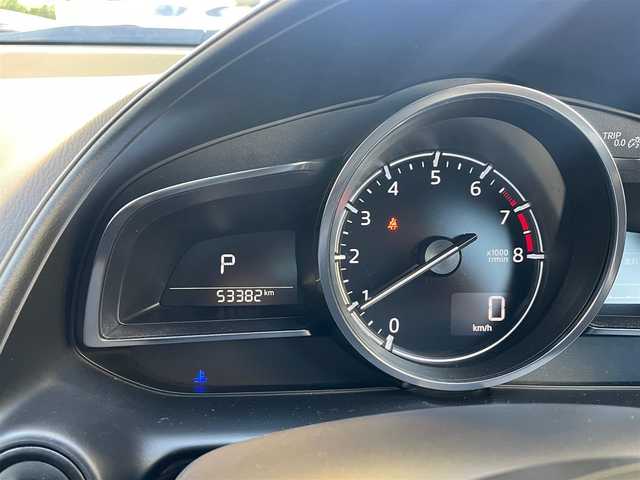 マツダ ＣＸ－３ 20S プロアクティブ 広島県 2017(平29)年 5.4万km チタニウムフラッシュマイカ /登録時走行距離/　　　　　　　53382キロ/ワンオーナー/i-stop/純正ナビ/バックカメラ/地デジ/ハーフレザーシート/パドルシフト/オートライト/HUD/スペアキー×１/ビルトインETC/新車時整備手帳/　　【保証書】/取扱説明書/
