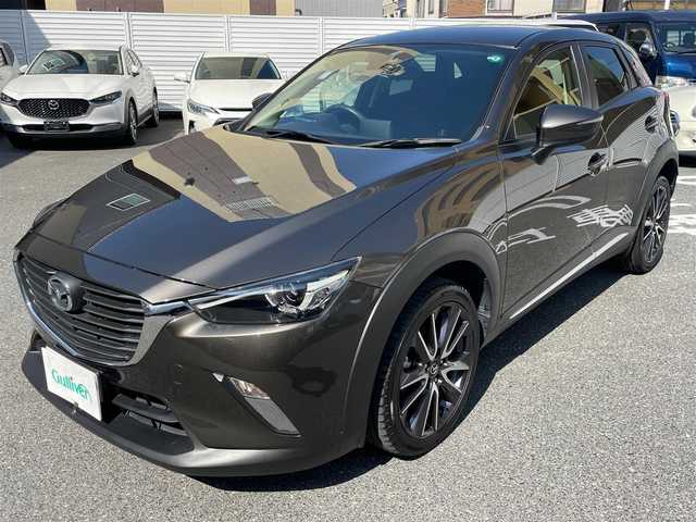 マツダ ＣＸ－３ 20S プロアクティブ 広島県 2017(平29)年 5.4万km チタニウムフラッシュマイカ /登録時走行距離/　　　　　　　53382キロ/ワンオーナー/i-stop/純正ナビ/バックカメラ/地デジ/ハーフレザーシート/パドルシフト/オートライト/HUD/スペアキー×１/ビルトインETC/新車時整備手帳/　　【保証書】/取扱説明書/