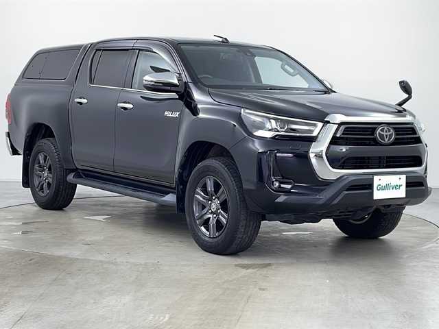 トヨタ ハイラックス Z 道央・札幌 2021(令3)年 2.4万km アティチュードブラックマイカ ・4WD/・ワンオーナー/・ディーゼル/・寒冷地仕様/・アルパイン11インチナビフルセグ&CD&DVD&BT/・トヨタセーフティセンス/・プリクラッシュセーフティ/・レーンディパーチャーアラート/・ロードサインアシスト/・クリアランスソナー/・クルーズコントロール/・前後社外デジタルインナーミラー型ドライブレコーダー/・TRDキャノピー/・センターデフロック/・バックカメラ/・革巻きステアリング/・ステアリングスイッチ/・フロントワイパーデアイサー/・ドアミラーヒーター/・ダウンヒルアシストコントロール/・オートライト/・LEDヘッドライト/・LEDフォグ/・ETC/・アイドリングストップ/・プッシュスタート/・スマートキー/・横滑り防止