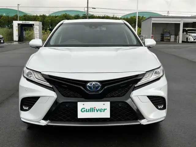 トヨタ カムリ WSレザーパッケージ 岡山県 2019(平31)年 8.8万km プラチナホワイトパールマイカ 純正8インチSDナビ/CD/DVD/USB/Bluetooth/フルセグ/バックカメラ/トヨタセーフティセンス/レーダークルーズコントロール/レーンキープアシスト/プリクラッシュセーフティ/ハイビームアシスト/LEDヘッドライト/ヘッドアップディスプレイ/本革シート/パワーシート/シートヒーター/ブレーキホールド/スマートキー/ETC2.0/ドライブレコーダー/禁煙車