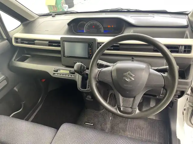 スズキ ワゴンＲ HYBRID FX 愛知県 2018(平30)年 6.3万km スペリアホワイト 社外ナビ/・Bluetooth/・CD/DVD/・ワンセグテレビ/バックカメラ/衝突軽減ブレーキ/レーンキープアシスト/オートライト/ベンチシート/純正フロアマット/Wエアバッグ/スマートキー/スペアキー