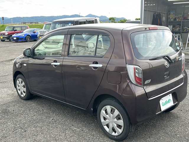 ダイハツ ミラ イース Xf 新潟県 2012(平24)年 7万km プラムブラウンクリスタルマイカ ABS/エアバッグ（D+N)/４WD/リモコンキー