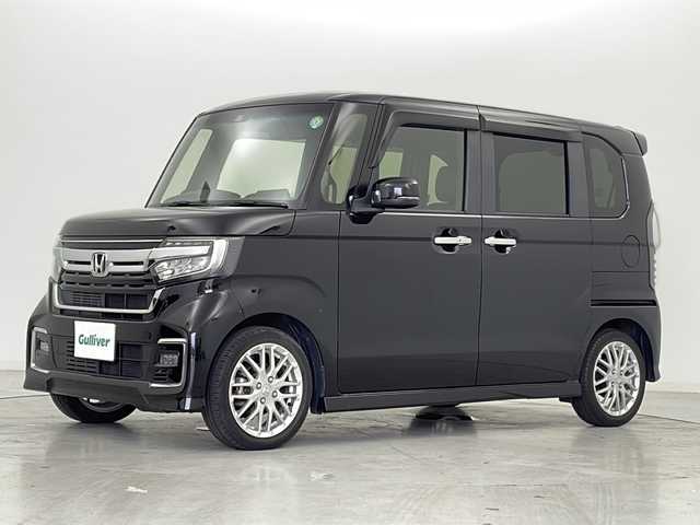 ホンダ Ｎ ＢＯＸ カスタム L ターボ 宮城県 2021(令3)年 3.5万km クリスタルブラックパール ワンオーナー/Honda SENSING/・衝突軽減ブレーキ/・アダプティブクルーズコントロール	/・車線維持支援システム/・オートハイビーム/・アダプティブクルーズコントロール/両側パワースライドドア/シートヒーター/純正7型ナビ/BT.SD.DVD.CD.iPod.AUX.USB/フルセグTV/バックカメラ/純正ビルトインETC/ドライブレコーダーF/革巻ステアリング/パドルシフト/ステアリングスイッチ/プッシュスタート/スマートキー×2/ハーフレザーシート/ロールサンシェード/シートバックテーブル/純正フロアマッド/純正15インチAW/LEDヘッドライト/LEDフォグランプ/パーキングソナー/ドアバイザー/横滑り防止機能
