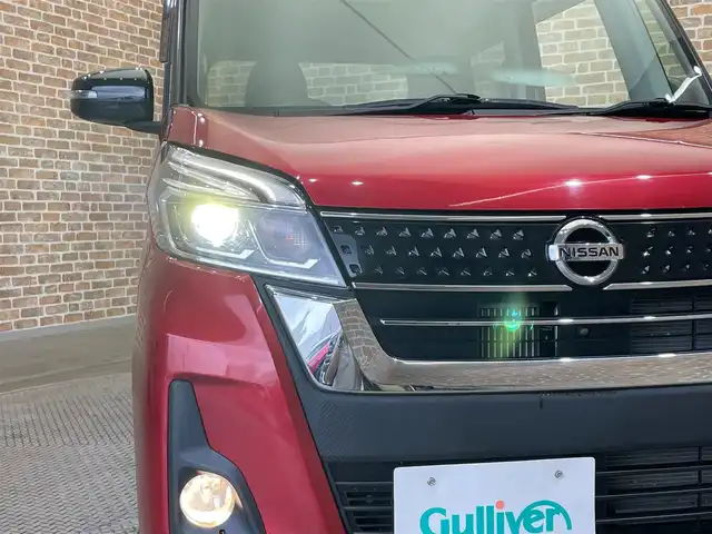 日産 デイズ ルークス ハイウェイスター Gターボ 岩手県 2018(平30)年 6.1万km スパークリングレッド/ブラック ４WD/ターボ/両側パワースライドドア/アラウンドビューモニター/寒冷地仕様/エマージェンシーブレーキ/ハイビームアシスト/踏み間違い衝突防止アシスト/横滑り防止装置/アイドリングストップ/クルーズコントロール/ロールサンシェード/ナノイー機能付きリヤシーリングファン/シートヒーター/純正ナビ/（CD/DVD/フルセグ/AUX/SD/Bluetooth）/LEDヘッドライト/フォグランプ/純正15インチアルミホイール