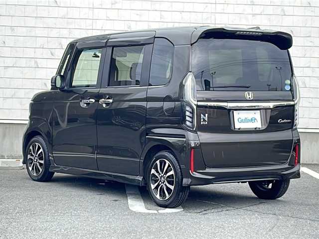 ホンダ Ｎ ＢＯＸ カスタム G L ホンダセンシング 山形県 2018(平30)年 1.8万km プレミアムグラマラスブロンズP 禁煙車/Honda SENSING/・衝突軽減ブレーキ（ＣＭＢＳ）/・路外逸脱抑制機能/・先行車発進お知らせ機能/・アダプティブクルーズコントロール（ＡＣＣ）/・車線維持支援システム（ＬＫＡＳ）/・標識認識機能/・誤発進抑制機能 /片側パワースライドドア/社外ナビ（CD.DVD.BT.SD)/地デジ/バックカメラ/LEDヘッドライト/ドライブレコーダー/ロールアップサンシェード/プッシュスタート/スマートキーｘ２