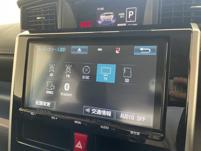 トヨタ タンク カスタムG S 愛知県 2017(平29)年 6.6万km ファインブルーマイカメタリック 純正9型ナビ ＳＤカードなし/両側パワースライドドア/クルーズコントロール/シートヒーター/バックカメラ/コーナーセンサー/純正アルミホイール/ETC2.0/LEDヘッドライト/フルセグ/CD DVD/Bluetooth/衝突軽減システム/ドライブレコーダー/ステアリングスイッチ/スマートキー/プッシュスタート
