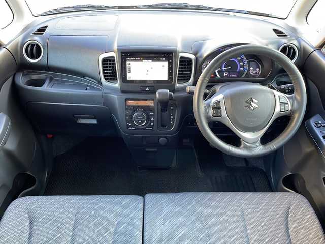 スズキ スペーシア T 愛媛県 2015(平27)年 6.8万km ブルーイッシュブラックパール3 純正ナビ(フルセグTV/CD/DVD/AM・FM/BT/iPod/USB)/アラウンドビューモニター/ETC/両側パワースライドドア/運転席シートヒーター/クルーズコントロール/パドルシフト/アイドリングストップ機能/純正14インチアルミホイール/社外フロアマット