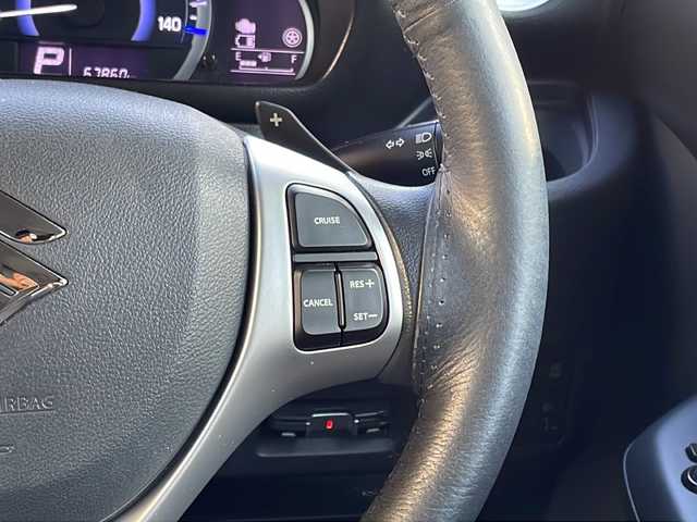 スズキ スペーシア T 愛媛県 2015(平27)年 6.8万km ブルーイッシュブラックパール3 純正ナビ(フルセグTV/CD/DVD/AM・FM/BT/iPod/USB)/アラウンドビューモニター/ETC/両側パワースライドドア/運転席シートヒーター/クルーズコントロール/パドルシフト/アイドリングストップ機能/純正14インチアルミホイール/社外フロアマット