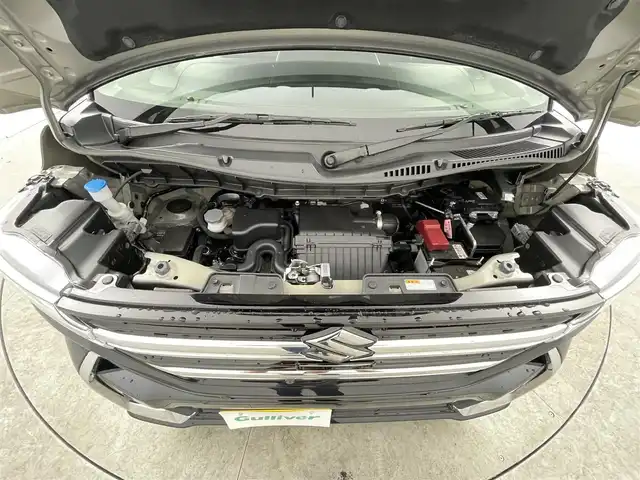 スズキ スペーシア カスタム HYBRID GS 千葉県 2024(令6)年 2.5万km ブルーイッシュブラックパール3 禁煙車/スズキセーフティ サポート/・デュアルセンサーブレーキサポートII/・誤発進抑制機能/・車線逸脱抑制機能/・後退時ブレーキサポート/・ハイビームアシスト/・全方位モニター/左側パワースライドドア/純正9インチナビ/Bluetooth/フルセグ/AM・FM/アラウンドビューモニター/レーダークルーズコントロール/LEDオートライト/シートヒーター/純正14インチアルミホイール/アイドリングストップ/USBポート/プッシュスタート/スマートキー/取扱説明書/保証書