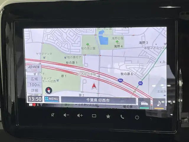 スズキ スペーシア カスタム HYBRID GS 千葉県 2024(令6)年 2.5万km ブルーイッシュブラックパール3 禁煙車/スズキセーフティ サポート/・デュアルセンサーブレーキサポートII/・誤発進抑制機能/・車線逸脱抑制機能/・後退時ブレーキサポート/・ハイビームアシスト/・全方位モニター/左側パワースライドドア/純正9インチナビ/Bluetooth/フルセグ/AM・FM/アラウンドビューモニター/レーダークルーズコントロール/LEDオートライト/シートヒーター/純正14インチアルミホイール/アイドリングストップ/USBポート/プッシュスタート/スマートキー/取扱説明書/保証書