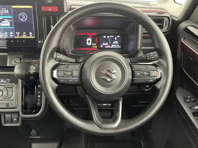 スズキ スペーシア カスタム HYBRID GS 千葉県 2024(令6)年 2.5万km ブルーイッシュブラックパール3 禁煙車/スズキセーフティ サポート/・デュアルセンサーブレーキサポートII/・誤発進抑制機能/・車線逸脱抑制機能/・後退時ブレーキサポート/・ハイビームアシスト/・全方位モニター/左側パワースライドドア/純正9インチナビ/Bluetooth/フルセグ/AM・FM/アラウンドビューモニター/レーダークルーズコントロール/LEDオートライト/シートヒーター/純正14インチアルミホイール/アイドリングストップ/USBポート/プッシュスタート/スマートキー/取扱説明書/保証書