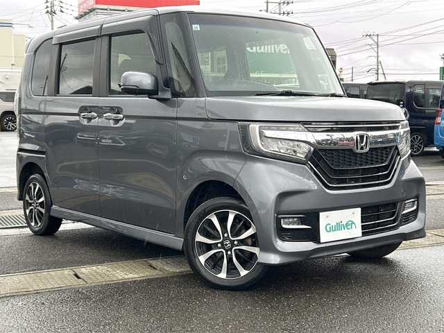 ホンダ Ｎ ＢＯＸ カスタム G L 秋田県 2017(平29)年 5.7万km シャイニンググレーM 純正メモリナビ/純正BT、CD/パワースライドドア/純正14インチAW/バックカメラ/ETC