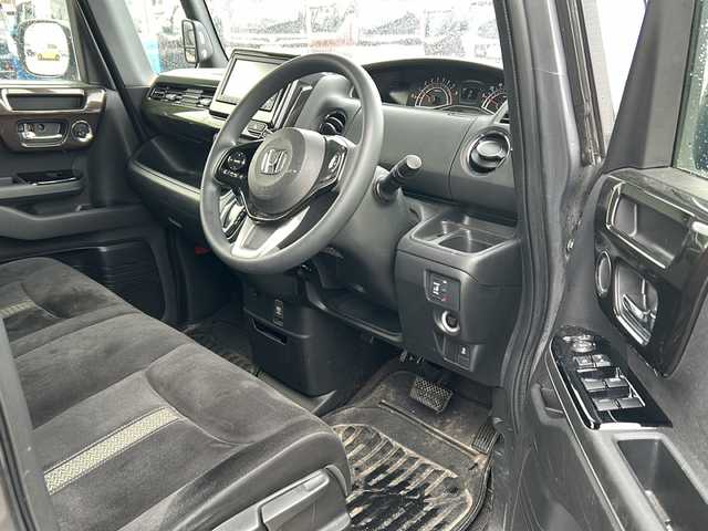 ホンダ Ｎ ＢＯＸ カスタム G L 秋田県 2017(平29)年 5.7万km シャイニンググレーM 純正メモリナビ/純正BT、CD/パワースライドドア/純正14インチAW/バックカメラ/ETC