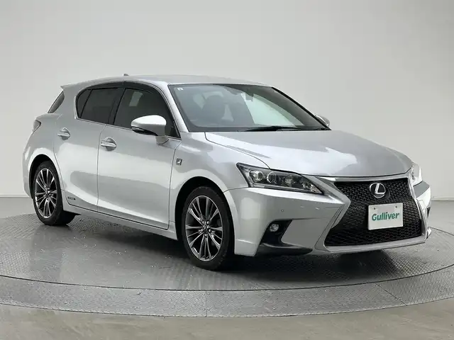 レクサス ＣＴ 200h Fスポーツ 兵庫県 2014(平26)年 6万km プラチナムシルバーメタリック 前後ドライブレコーダー/ETC2.0/スマートキー×2本/カードキー×1本/クルーズコントロール/パドルシフト/シートヒーター/純正フロアマット/ドアバイザー/LEDヘッドライト/純正17インチアルミホイール/パワーシート/前後コーナーセンサー/LEDフォグランプ