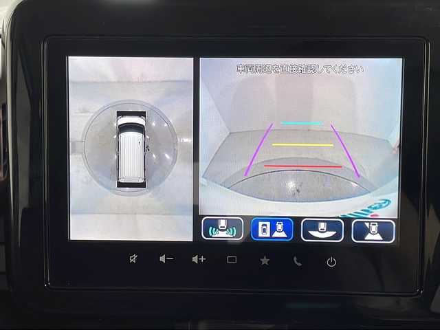 スズキ スペーシア カスタム HYBRID XS 広島県 2025(令7)年 0.1万km未満 ピュアホワイトパール/ブラック2トーン 届出済未使用車/純正９型ディスプレイオーディオ/・ナビ機能/・Bluetooth接続/・ApplecarPlay/アラウンドビューモニター/両側パワースライドドア/シートヒーター/レーダークルーズコントロール/ヘッドアップディスプレイ/ステアヒーター/オットマン/電動パーキング/オートブレーキホールド