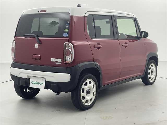 スズキ ハスラー Jスタイル 福井県 2015(平27)年 3.6万km フェニックスレッドパール/ホワイト2トーンルーフ ４WD/社外SDナビ/・Bluetooth/SD/衝突被害軽減ブレーキ/プッシュスタート/スマートキー/ハーフレザーシート/シートヒーター/HIDヘッドライト/オートライト/アイドリングストップ/横滑り防止装置