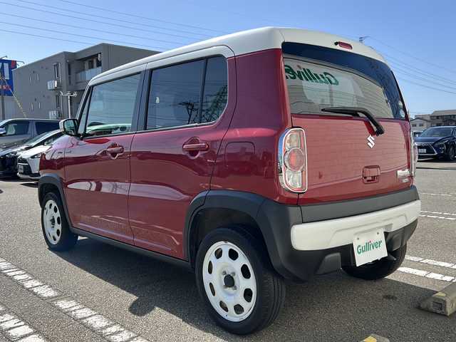 スズキ ハスラー Jスタイル 石川県 2015(平27)年 3.6万km フェニックスレッドパール/ホワイト2トーンルーフ SDナビ/DVD再生機能有/Bluetooth/フルセグTV/４WD/シートヒーター/純正アルミホイール/横滑り防止装置/オートライト/ダウンヒルアシストコントロール/スマートキー