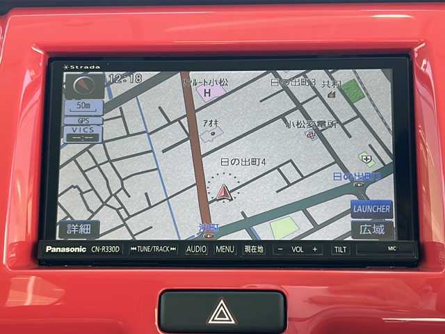 スズキ ハスラー Jスタイル 石川県 2015(平27)年 3.6万km フェニックスレッドパール/ホワイト2トーンルーフ SDナビ/DVD再生機能有/Bluetooth/フルセグTV/４WD/シートヒーター/純正アルミホイール/横滑り防止装置/オートライト/ダウンヒルアシストコントロール/スマートキー