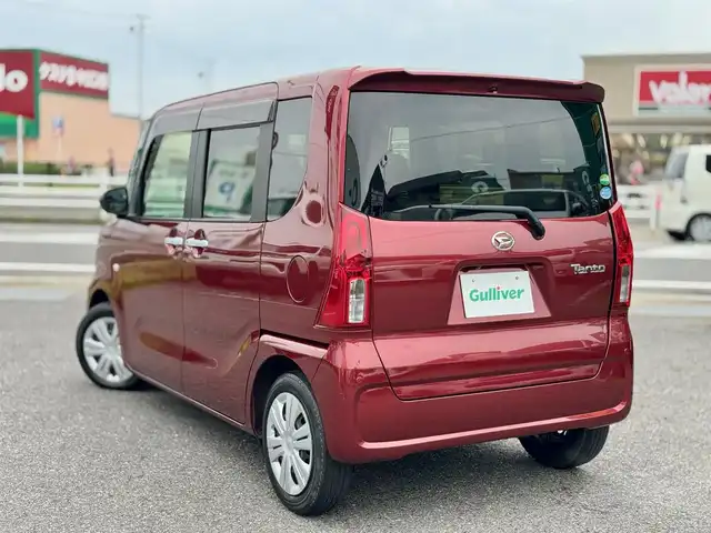 ダイハツ タント X ターボ セレクション 滋賀県 2020(令2)年 6.2万km ファイアークォーツレッドM 純正フルセグナビ/　フルセグ Bluetooth CD DVD SD AM FM/バックカメラ/純正ドライブレコーダー/パワースライドドア/スマートアシスト/衝突回避支援ブレーキ/衝突警報機能/車線逸脱機能/ふらつき警報/路側逸脱警報/ブレーキ制御付誤発進抑制機能（前方・後方）/先行車発進お知らせ機能/オートハイビーム/コーナーセンサー/スマートキー×2/プッシュスタート/取説/保証書