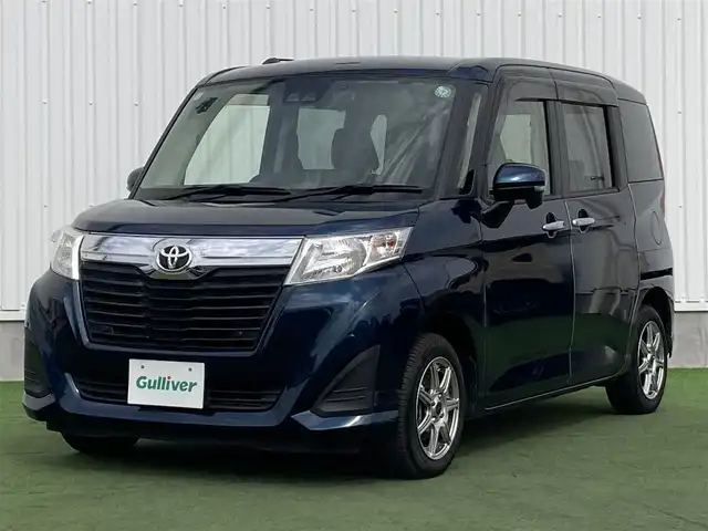 トヨタ ルーミー G 香川県 2019(令1)年 5.1万km レーザーブルークリスタルシャイン 登録時走行距離：50393km/ディーラー純正9型SDナビ/　CD DVD BT　フルセグTV/バックカメラ/両側パワースライドドア/衝突被害軽減装置/クルーズコントロール/オートハイビーム/オートライト/レベライザヘッドライト/アイドリングストップ/横滑り防止装置/ロールサンシェード/ISOFIX/ビルトインETC/前後ドライブレコーダー/プッシュスタート/スマートキー/スペアキー