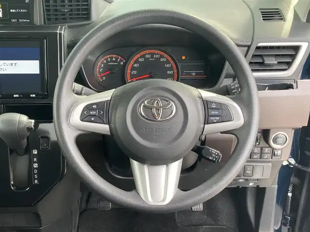 トヨタ ルーミー G 香川県 2019(令1)年 5.1万km レーザーブルークリスタルシャイン 登録時走行距離：50393km/ディーラー純正9型SDナビ/　CD DVD BT　フルセグTV/バックカメラ/両側パワースライドドア/衝突被害軽減装置/クルーズコントロール/オートハイビーム/オートライト/レベライザヘッドライト/アイドリングストップ/横滑り防止装置/ロールサンシェード/ISOFIX/ビルトインETC/前後ドライブレコーダー/プッシュスタート/スマートキー/スペアキー