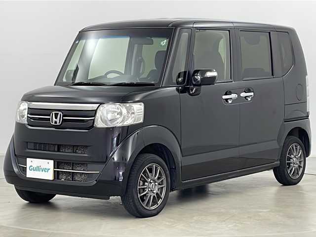 ホンダ Ｎ ＢＯＸ G SSパッケージ 道央・札幌 2017(平29)年 10.5万km クリスタルブラックパール ・４ＷＤ/・社外ＳＤナビ・ＣＤ・ＴＶ・ＵＳＢ・ＡＵＸ/・バックカメラ/・片側パワースライドドア/・シートヒーター（Ｄ／Ｎ席）/・ドアミラーヒーター/・横滑り防止機能/・純正フロアマット/・ビルトインＥＴＣ/・社外エンジンスターター/・ＨＩＤヘッドライト/・スマートキー/・スペアキー/・社外１４インチアルミ/・社外AW付スタッドレスセット積込