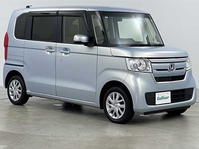 ホンダ Ｎ ＢＯＸ G EX ホンダセンシング 道央・札幌 2019(平31)年 3.5万km モーニングミストブルーM ・４ＷＤ/・社外ＳＤナビＴＶ・ＣＤ・ＢＴ/・バックカメラ/・片側パワースライドドア/・Honda　SENSING/・衝突軽減機能/・御発進抑制機能/・路外逸脱抑制機能/・ACC/・LKAS/・標識認識システム/・シートヒーター（D/N）/・ドアミラーヒーター/・ビルトインETC/・ステアリングスイッチ/・プッシュスタート/・社外ドラレコ/・LEDヘッドライト/・オートライト/・スマートキー/・スペアキー/・社外AWスタッドレスセット積込