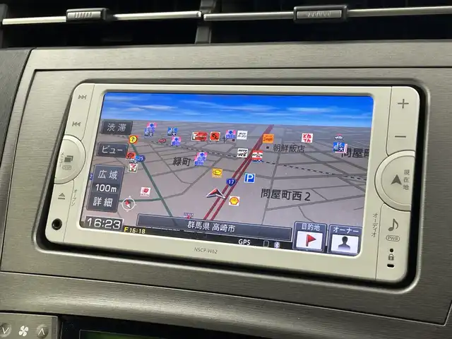 トヨタ プリウス G 群馬県 2013(平25)年 8.2万km ホワイトパールクリスタルシャイン 純正７型ナビ　ワンセグＴＶ　バックカメラ　パワーシート　クルーズコントロール　ステアリングスイッチ　プッシュスタート　オートエアコン　ハーフレザーシート　前方ドライブレコーダー　ＥＴＣ　禁煙車