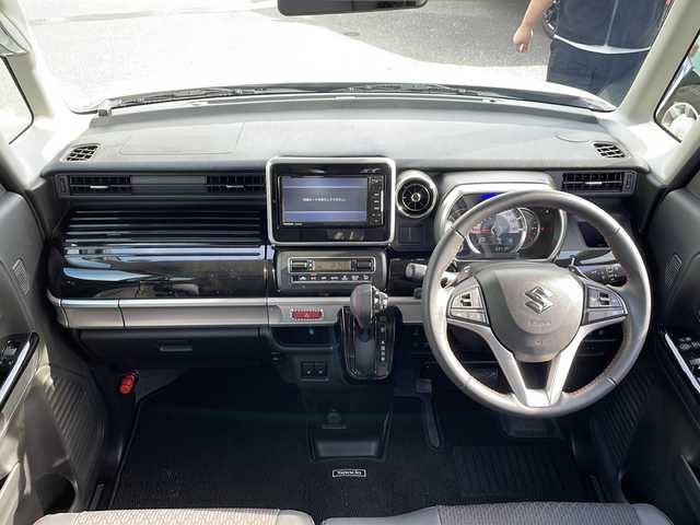 スズキ スペーシア カスタム HYBRID XS ターボ 青森県 2019(令1)年 6.4万km ピュアホワイトP ・4WD/・ターボ/・衝突軽減ブレーキ/・レーンキープアシスト/・クルーズコントロール/・社外ナビ/・リアカメラ/・フルセグTV/・Bluetooth/・両側パワースライドドア/・シートヒーター/・純正15AW/・純正LEDヘッドライト/・純正フォグ/・プッシュスタート/・スマートキー/・オートマチックハイビーム