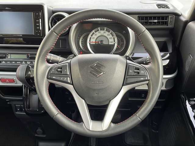 スズキ スペーシア カスタム HYBRID XS ターボ 青森県 2019(令1)年 6.4万km ピュアホワイトP ・4WD/・ターボ/・衝突軽減ブレーキ/・レーンキープアシスト/・クルーズコントロール/・社外ナビ/・リアカメラ/・フルセグTV/・Bluetooth/・両側パワースライドドア/・シートヒーター/・純正15AW/・純正LEDヘッドライト/・純正フォグ/・プッシュスタート/・スマートキー/・オートマチックハイビーム