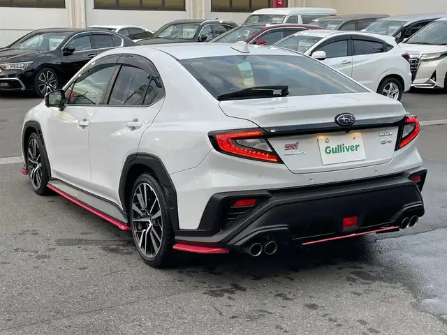 スバル ＷＲＸ Ｓ４ STIスポーツR EX 群馬県 2022(令4)年 5.9万km セラミックホワイト 純正11.6インチメモリーナビ　/    フルセグ/Bluetooth　/バックカメラ　/アダプティブクルーズコントロール　/BSM　/純正フルエアロ/RECAROハーフレザーシート/前席パワーシート　/全席シートヒーター　/デジタルインナーモニター　/アダプティブドライビングビーム/LEDフォグランプ　/オートビークルホールド/純正前方ドラレコ/純正ビルトインETC