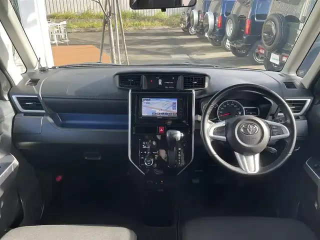 トヨタ ルーミー カスタムG 道央・札幌 2017(平29)年 5.5万km レーザーブルークリスタルシャイン ・４WD/・寒冷地仕様/・バックカメラ/・両側パワースライドドア/・クルーズコントロール/・エンジンスターター/・ウォークスルー/・フォグランプ/・シートヒーター/・KENWOODナビ/・Bluetooth/・フルセグTV/・純正アルミホイール/・アイドリングストップ/・横滑り防止装置/・オートライト/・LEDヘッドライト