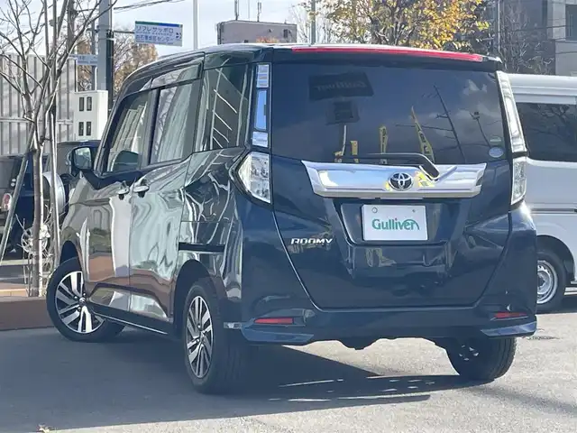 トヨタ ルーミー カスタムG 道央・札幌 2017(平29)年 5.5万km レーザーブルークリスタルシャイン ・４WD/・寒冷地仕様/・バックカメラ/・両側パワースライドドア/・クルーズコントロール/・エンジンスターター/・ウォークスルー/・フォグランプ/・シートヒーター/・KENWOODナビ/・Bluetooth/・フルセグTV/・純正アルミホイール/・アイドリングストップ/・横滑り防止装置/・オートライト/・LEDヘッドライト