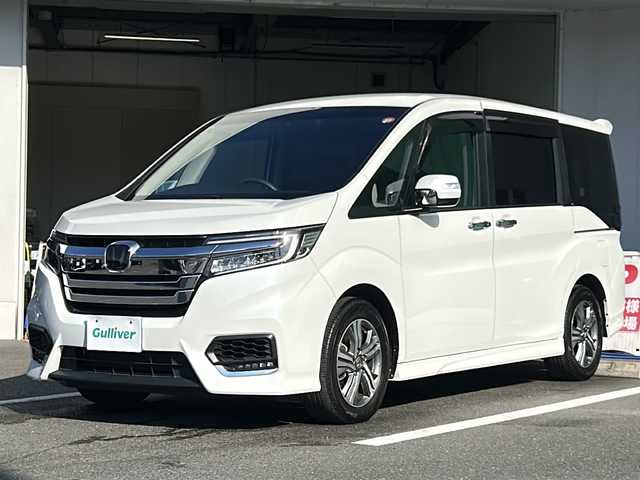 ホンダ ステップワゴン スパーダ eHEV G EXホンダS 京都府 2021(令3)年 5.1万km プラチナホワイトパール 〇純正ナビ/〇Bluetooth/〇追従型クルーズコントロール/〇フルセグ/〇スマートキー/〇ETC2.0/〇前後ドライブレコーダー/〇レーンキープアシスト/〇スペアキー/〇バックカメラ