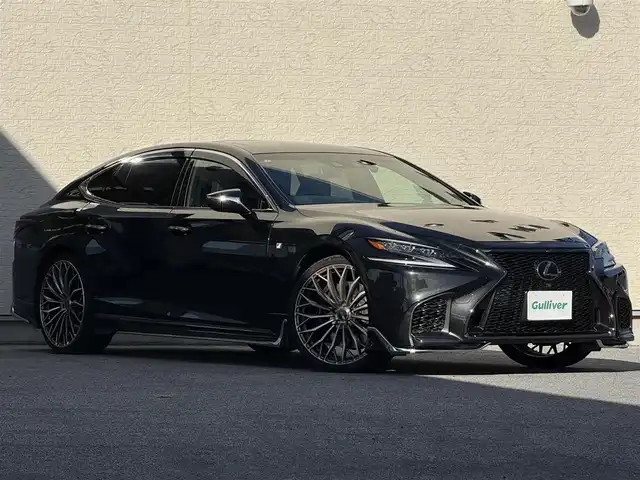 レクサス ＬＳ 500 Fスポーツ 滋賀県 2019(平31)年 6.2万km グラファイトブラックガラスフレーク サンルーフ/モデリスタエアロ/RAYS22インチホイール/純正20インチAW積み込み/純正ナビ/フルセグTV/黒革シート/シートヒーター＆ベンチレーション/ハンドルヒーター/ETC/エアサス/デジタルインナーミラー/リアオートサンシェード