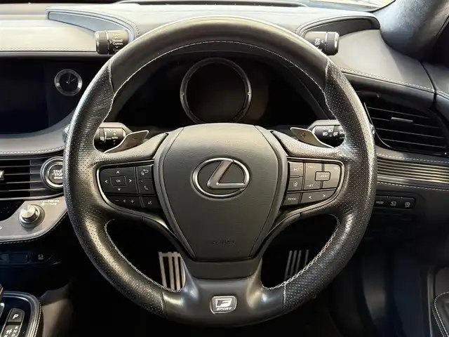 レクサス ＬＳ 500 Fスポーツ 滋賀県 2019(平31)年 6.2万km グラファイトブラックガラスフレーク サンルーフ/モデリスタエアロ/RAYS22インチホイール/純正20インチAW積み込み/純正ナビ/フルセグTV/黒革シート/シートヒーター＆ベンチレーション/ハンドルヒーター/ETC/エアサス/デジタルインナーミラー/リアオートサンシェード