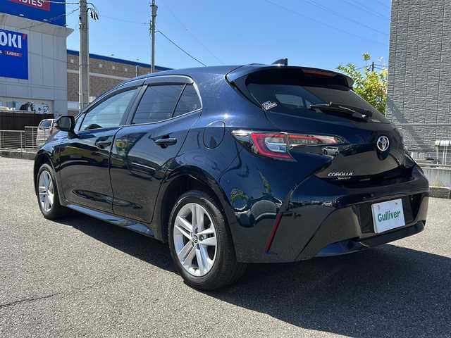 トヨタ カローラ スポーツ G 石川県 2018(平30)年 1.9万km ブラッキッシュアゲハガラスフレーク 純正ナビ/フルセグTV/Bluetooth/DVD再生/ドライブレコーダー/バックカメラ/純正フロアマット/LEDヘッドライト/横滑り防止装置/オートライト/オートマチックハイビーム/レーンキープアシスト/アイドリングストップ/衝突被害軽減システム/ダブル＋カーテンエアバック