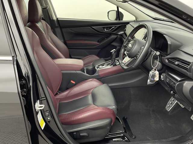 スバル レヴォーグ 1．8STIスポーツ EX 新潟県 2023(令5)年 3.5万km クリスタルブラックシリカ アイサイト/4WD/純正11.6インチナビ/　　フルセグ/BT/iPod/AUXbu/バックモニター/サイドカメラ/パワーバックドア/レーダークルーズコントロール/LEDオートライト/レザーシート/パワーシート/メモリーシート/全席シートヒーター/純正18インチアルミホイール/パドルシフト/ステアリングスイッチ/アイドリングストップ/USBポート/スマートキー/ETC