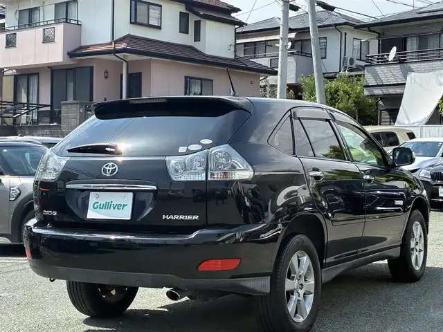 トヨタ ハリアー 240G Lパッケージ 熊本県 2007(平19)年 10万km ブラック ワンオーナー/純正HDDナビ/【CD/DVD/MD】/バックカメラ/本革シート/前席パワーシート/前席シートヒーター/純正17インチアルミホイール/オートライト/ETC/ドライブレコーダー(CSD-790FMG)/盗難防止装置/純正フロアマット/リモコンキー/取扱説明書/保証書
