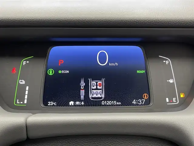 ホンダ フィット e:HEV RS 愛知県 2023(令5)年 1.2万km グレー 純正９型ディスプレイナビ　フルセグＴＶ　カープレイ対応　ハーフレザー　ＥＴＣ２．０　バックカメラ　リヤパーキングセンサー　ホンダセンシング　衝突軽減装置　追従クルコン　ハンドル支援　ＬＥＤイト　禁煙車