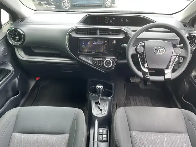 トヨタ アクア S スタイルブラック 島根県 2020(令2)年 5.7万km ダークブルーマイカ トヨタセーフティセンス/社外ナビ/CD/DVD/DTV/Bluetooth/パノラミックビューモニター/シートヒーター /LEDオートライト/オートマチックハイビーム /コーナーセンサー/LDA/ビルトインETC/ステアリングスイッチ/スマートキー/スペアキー /プッシュスタート /フロアマット/ドアバイザー/nanoe/電動格納ミラー