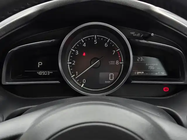 マツダ アクセラ スポーツ 15S プロアクティブ 鹿児島県 2018(平30)年 4.9万km ソニックシルバーM ３６０°ビューモニター　/ビルトインＥＴＣ　/レーダークルーズコントロール　/ｉ－ＡＣＴＩＶＳＥＮＳＥ　/アドバンストスマートシティブレーキサポート/ＡＴ誤発進抑制制御　/車線逸脱警報システム　/先進ライト　/前方ドライブレコーダー/ブラインドスポットモニタリング/リアクロストラフィックアラート/パドルシフト/MTモード付きAT/純正SDナビ/Bluetoothオーディオ/横滑り防止装置/レーンキープアシスト/前後コーナーセンサー